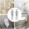 Kit di Ricambio Viti per Sedile WC Ferramenta per Bagno 2 Pezzi Fissaggio Stringitubo per Sedile WC Montaggio a Pavimento