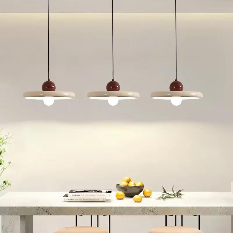 New Nordic Restaurant Chandelier Led Three-head Iron Lampshade Modern Simple Hotel Bar Lamp Living Room Dining Room Lamp Study