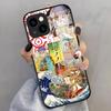 Anime Mononoke Kusuriuri Phone Case For IPhone 17 Pro Max 16 15 14 Pro Max 13 11 X Xs Xr 8 7Plus Glass Cover