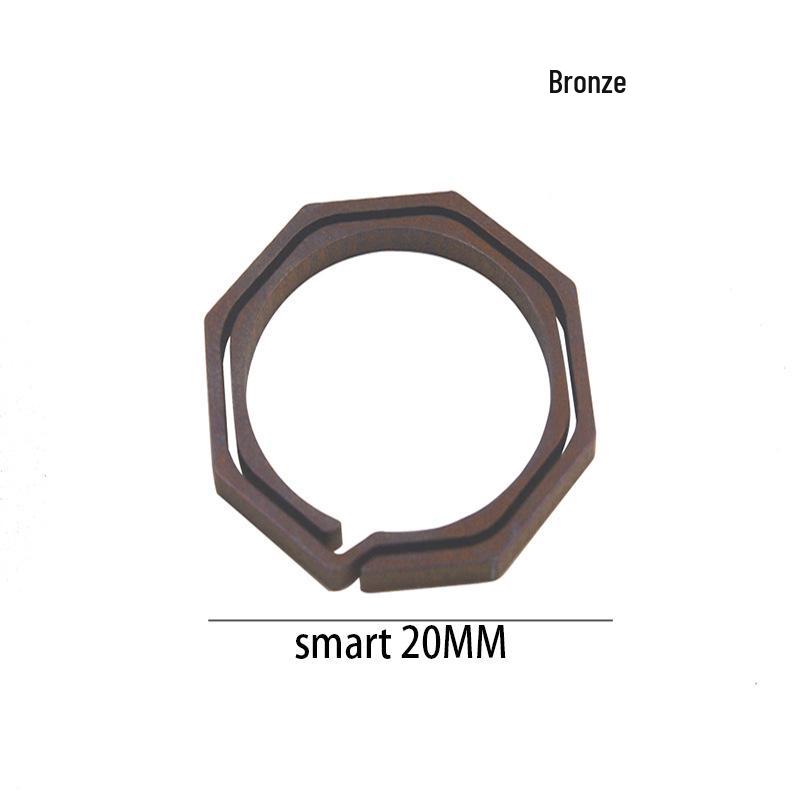 

TC4 Titanium Alloy Keychain Hook - Octagonal EDC Quick Release, 30MM Key Ring Accessory