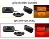 For Hummer H2 2003-2009 Smoked LED Top Roof Cab Marker Light + Front Rear LED Side Marker Light Signal Lamp 14pcs/set