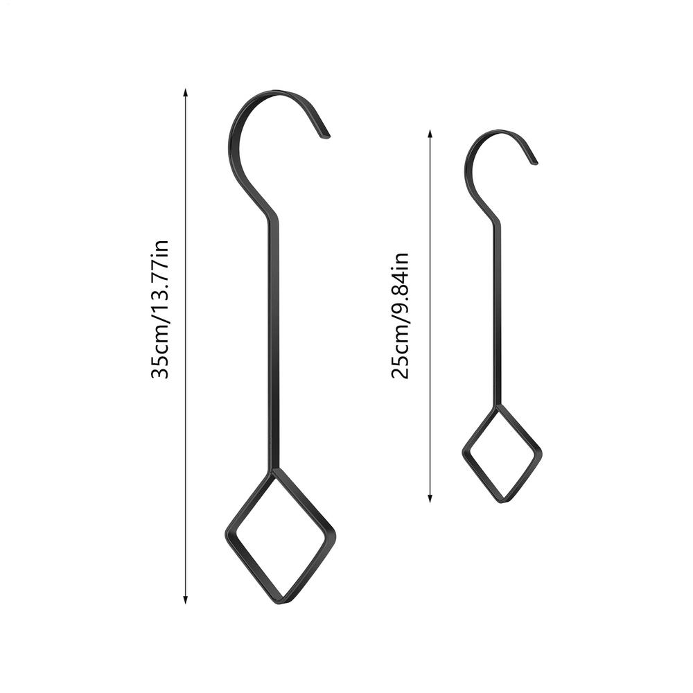 

Hanger For Plants Metal Heavy Duty Plant Extension Hooks Home Decoration 4 Pieces Flower Organizer Accessory For Outdoor Lights