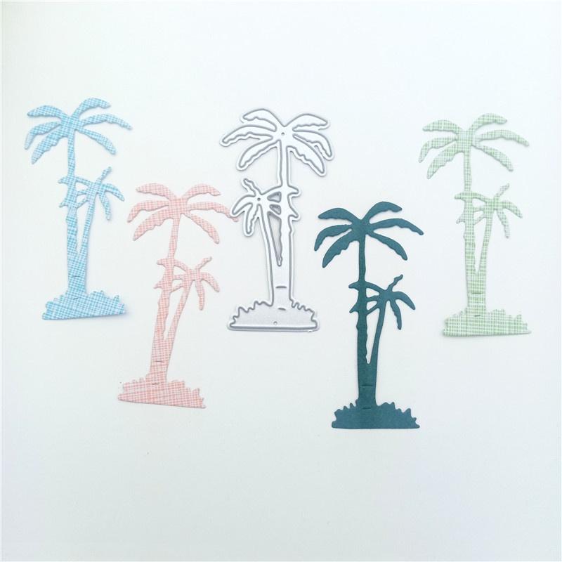 Coconut Tree Metal Cutting Dies Stencil for DIY Scrapbooking Photo Album Embossing Paper Cards Crafts Diecuts