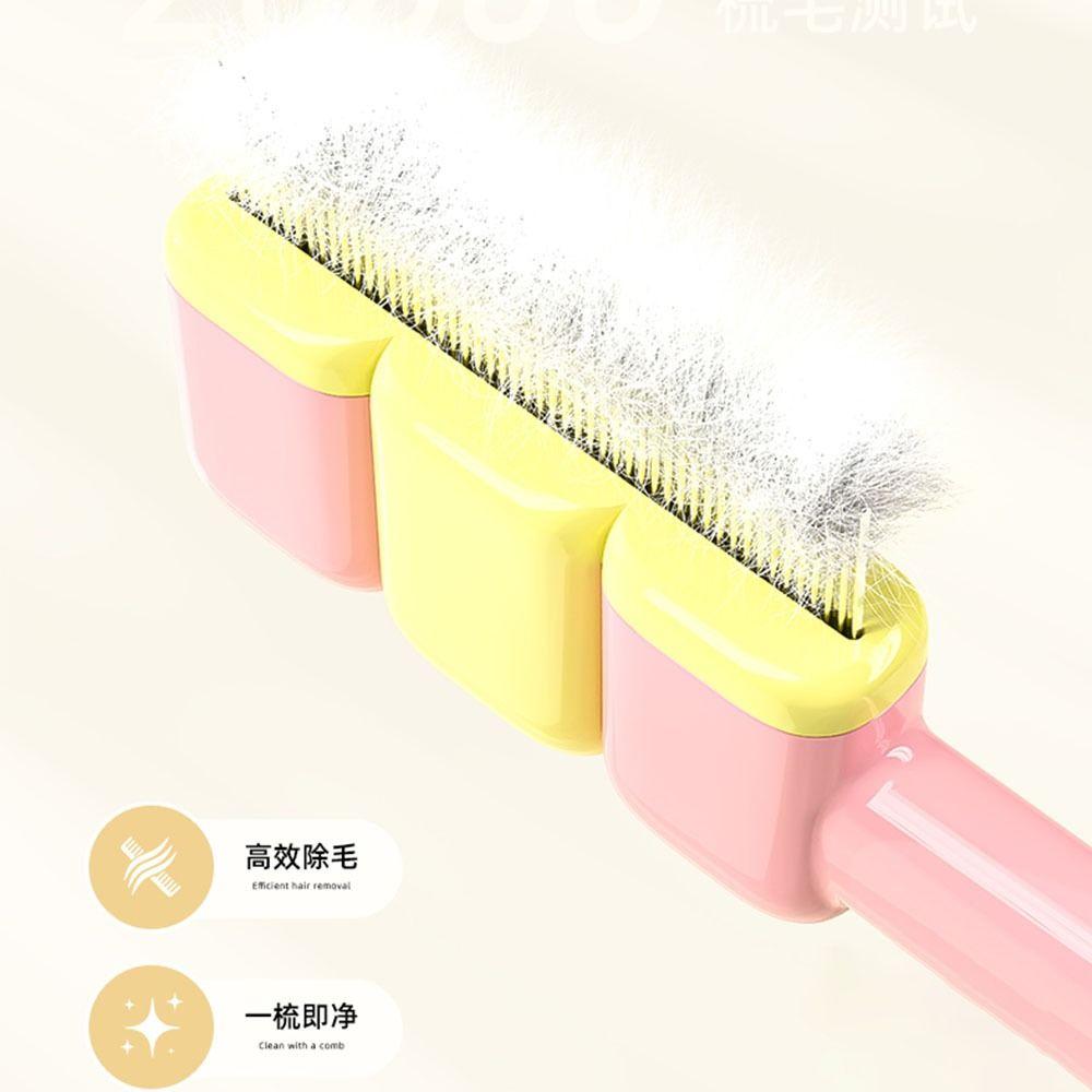 New Dopamine Dog Hair Remover Brush Knot Removes Floating Hair Artifact Pet Hair Detangling Comb Dog Row Comb Pet Grooming Tool