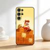 Anime Super M-MarioS Bros Phone Case For Samsung S26,S25,24,23,22,30,21,10,9,Ultra,Plus,Lite,Black Soft Case