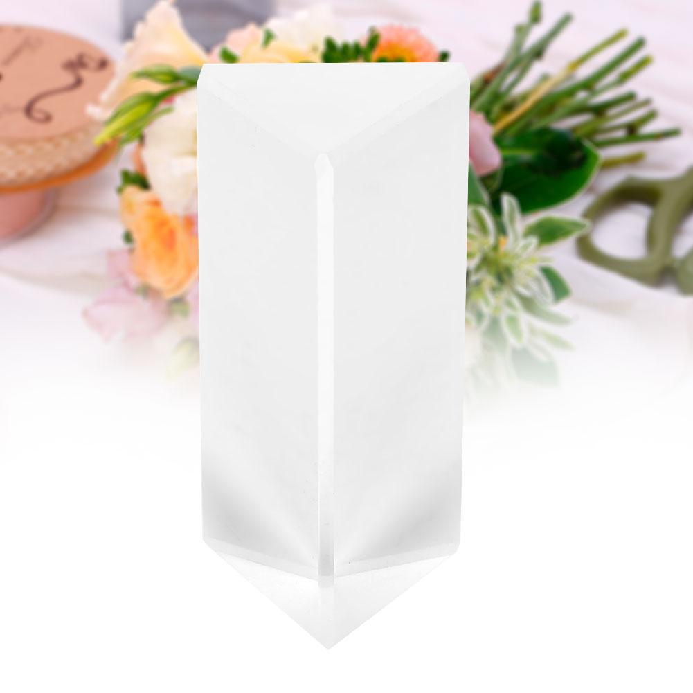 30*30*60mm Triangular Prism K9 Optical Glass Triangular Prism For Teaching Light Spectrum