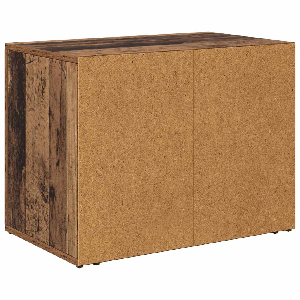 Nightstand with Drawers Reclaimed Wood Look 35 x 60 x 50 cm Engineered Wood