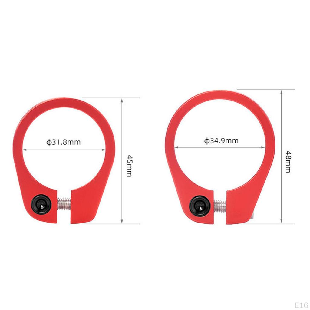 Aluminum Bike Seatpost Clamp for Enhanced Security