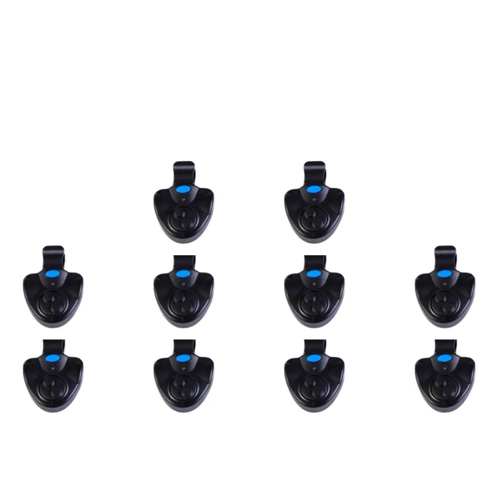1-10PCS LED Light Fishing Alarms Portable Carp Bite Alarm Fishing Line Gear Alert Indicator Buffer Fishing Rod Loud Alarm