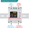 Smart Electric Meter 100A with For Tuya WiFi for PV Use 220V Device Offering Real Time Data and Multiple Protection Mechanisms