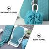 1 Set Bath Towels Household Bath Supply Washcloth Rub Ball Pull Back Strip Rub Back Belt Bath Towel for Home Bathroom