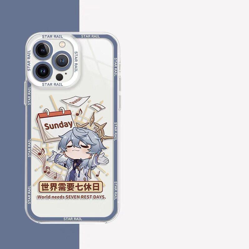 Honkai Star Rail Sunday Case For Samsung S24 S21 S22 S23 S30 S25 Plus Ultra S20 S21 S23 S24 FE A55 A35 A15 A25 A54 Cover Clear