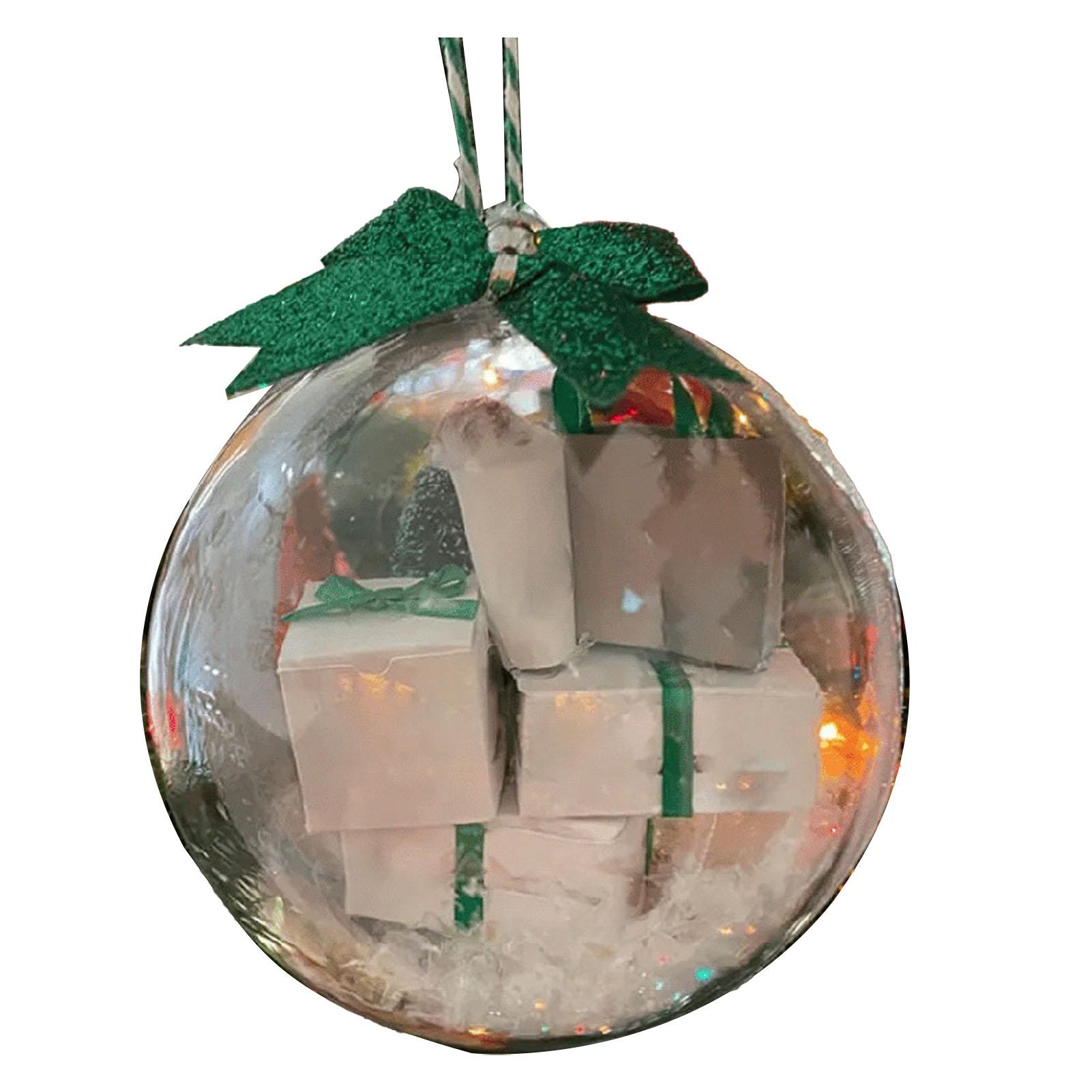 

3,15-дюймовая рождественская мини-упаковка Express Box с цветными бантами из ПВХ, забавные мини-упаковки, украшение для