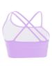 Girls Asymmetrical Spaghetti Straps Sleeveless Strappy Back Open Back Sport Crop Vest