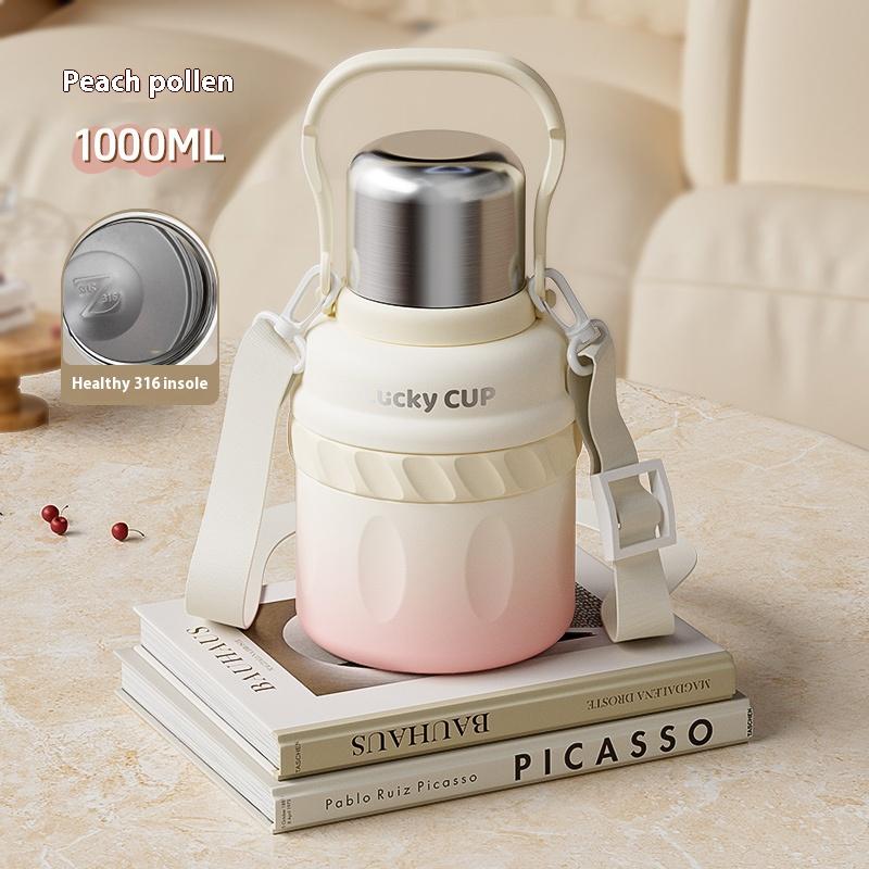 Gianxi Insulated Cup Large Capacity Female Water Bottle Bottle Child Water Bottle Thermal Water Bottle Cold Insulation Bottle