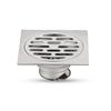 Stainless Steel Square Shower Floor Drain Detachable Odor Proof Bathroom Parts Accessories