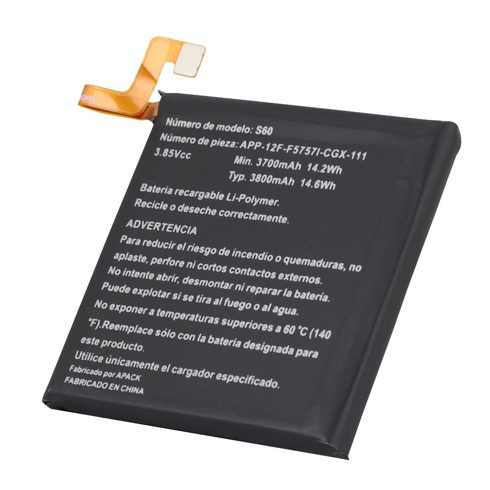 

Сменный зарядный аккумулятор для мобильного телефона S60 3700 мАч для Caterpillar CAT чёрный