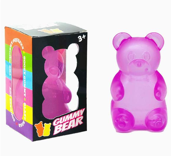 Cute Bear Nee Doh Maltose Squeeze Toy Dough Colorful Sensory Toy Creative New Item Desk Decoration Stress Relief Doll