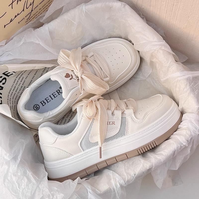 Summer thin little white shoes women's new breathable women's shoes mesh net shoes niche versatile sports and leisure board shoes