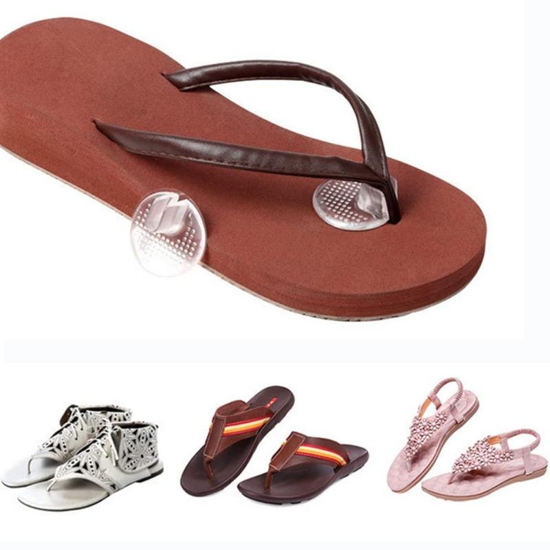 5 Pairs Nonslip Toe Protectors For Thong Sandals Soft PU Gels Cushion Pads For Women Men Flip Flop Toe Guards Insert