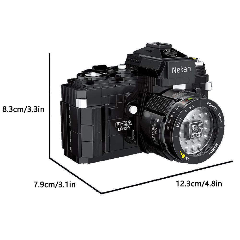 

Модель камеры Vintag Bricks для детей Обучающая игрушка Образовательные строительные блоки Модель Конструкторы для детей