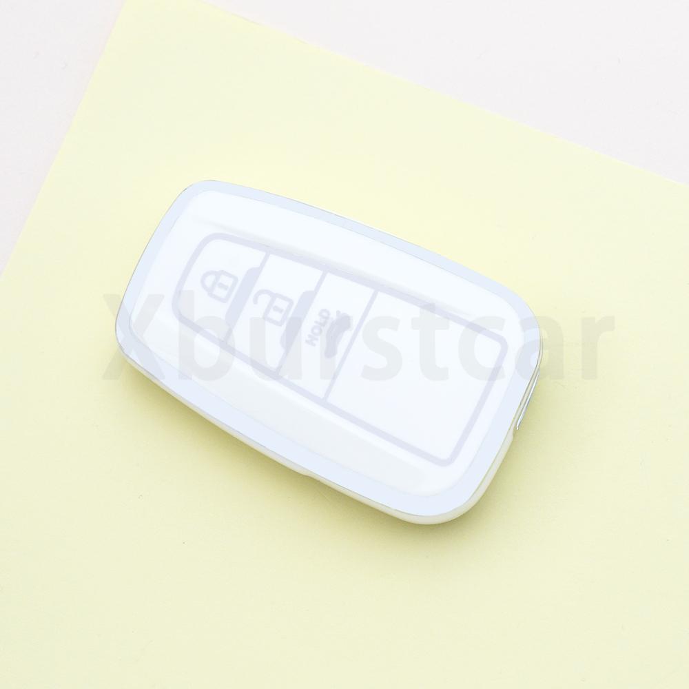 Soft TPU Key Case Keyless Protection Cover  For Toyota Corolla 4Runner Highlander RAV4 Camry Prius Auto Shell Fob Holder Bag