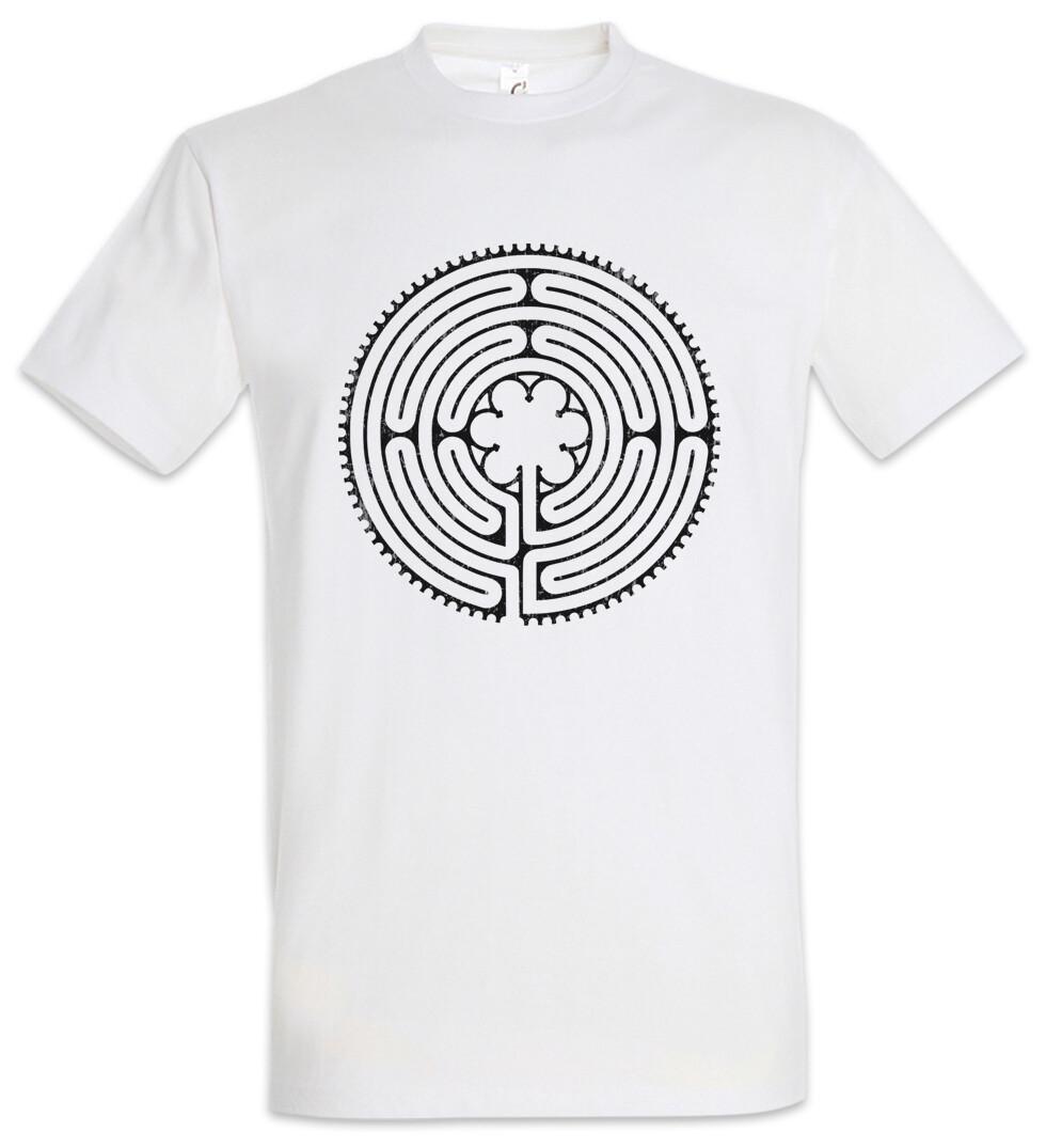 

Flower Maze T-Shirt Mens Womens Tees Top Labyrinth Mystic Hypnosis Hypnotize Spiral Symbol Circle 4XL