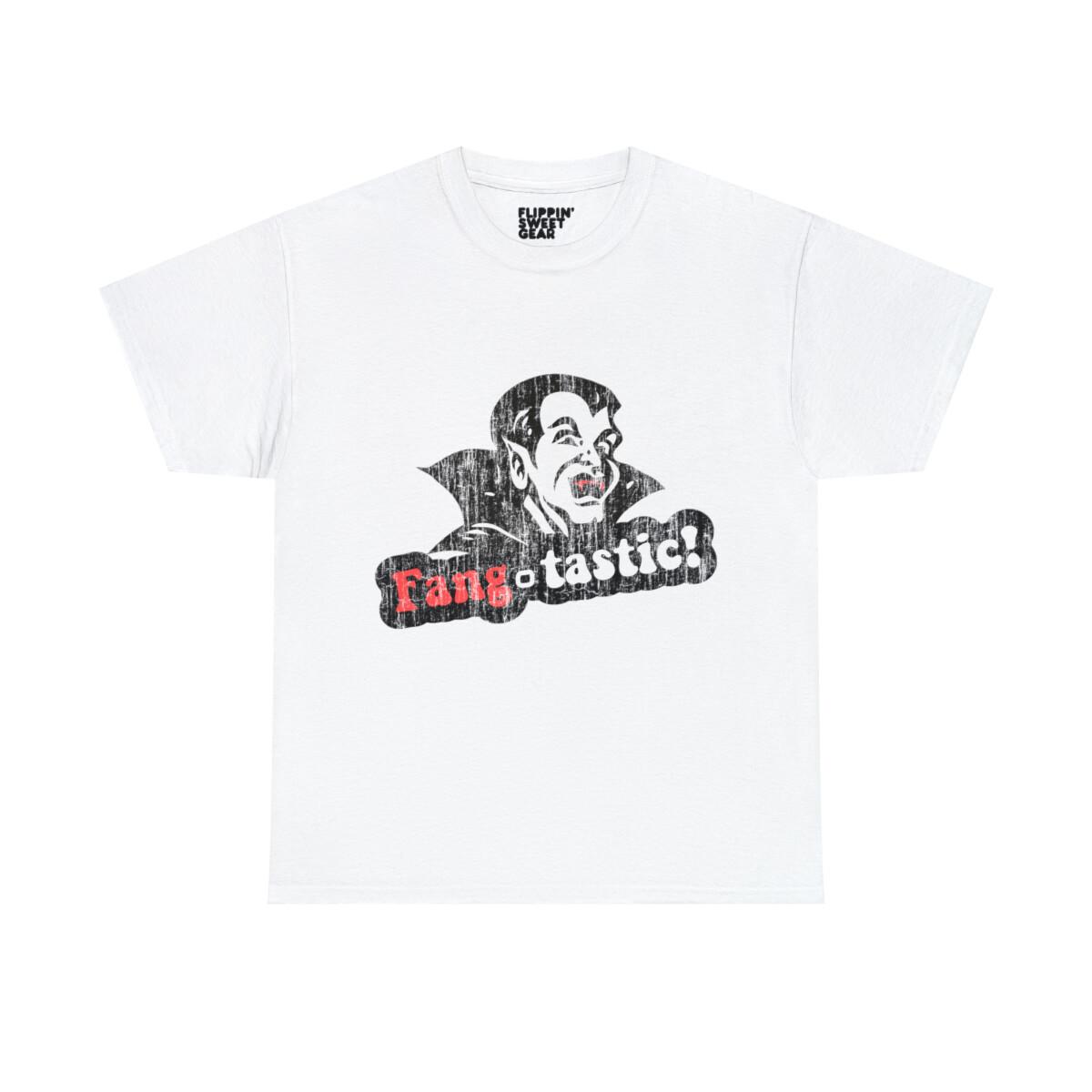 Клыкастая вампирская Хэллоуинская графическая футболка XXL