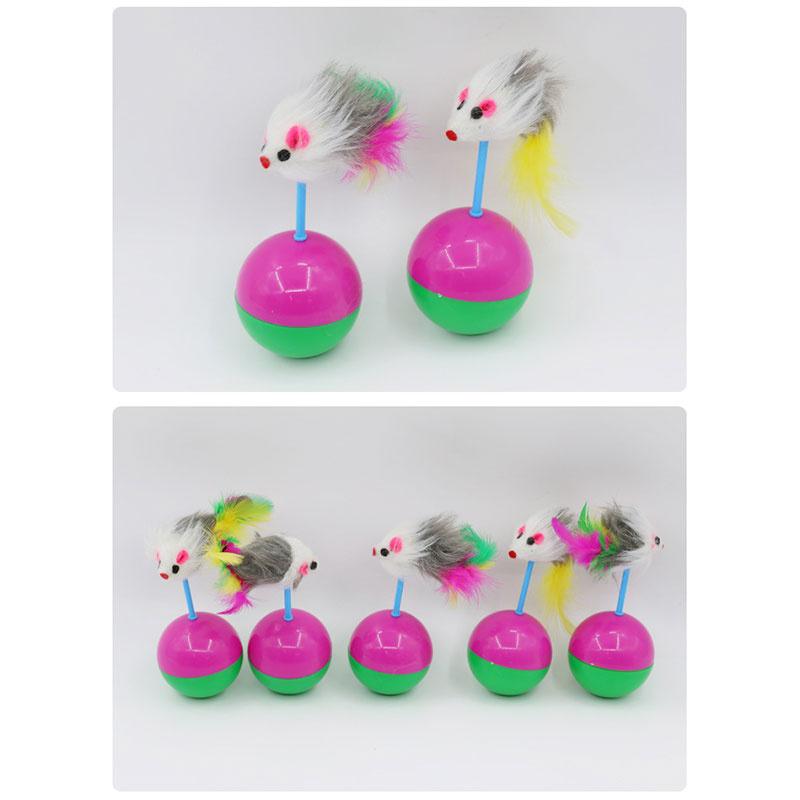 Tumbler Maus Katzenspielzeug Haustierspielzeug Roly Poly Spielzeug