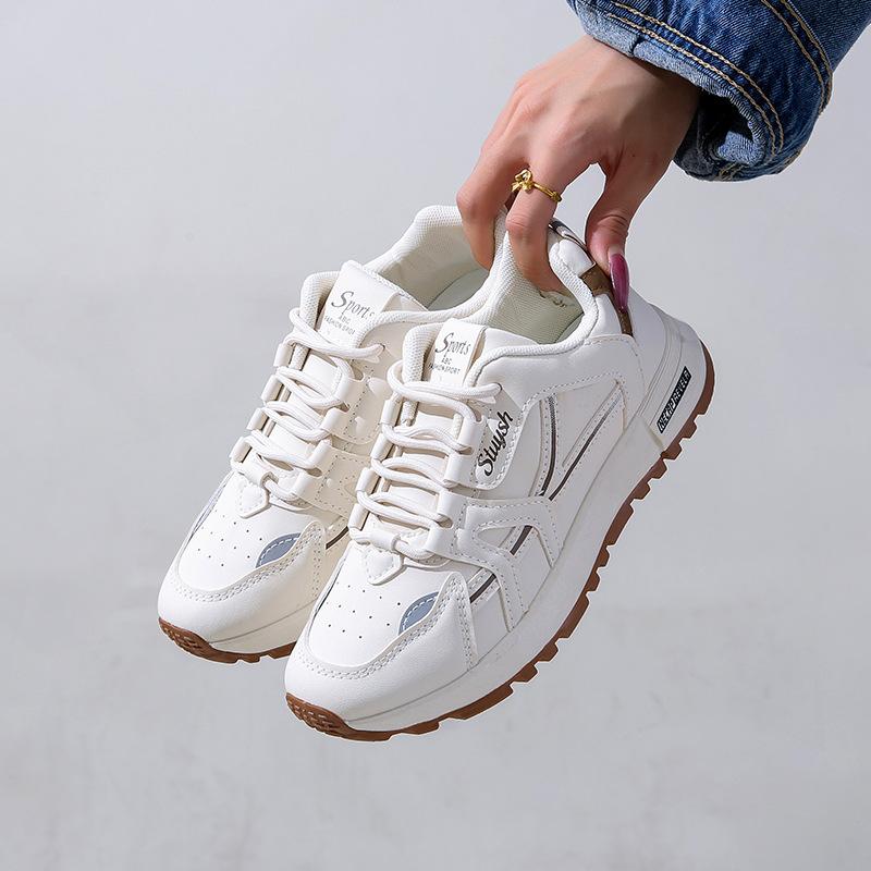 Ins Korean Version of Forrest Gump Shoes Women's 2025 Spring New Student Running Sports Shoes Casual Dad Shoes Street Shot 5099