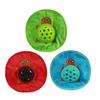 Pet Squeaky Flying Disc Dog Treat Dispenser Puppy Teething Crinkle Toy Interactive Fetch Toy for Dog Training Entertainment