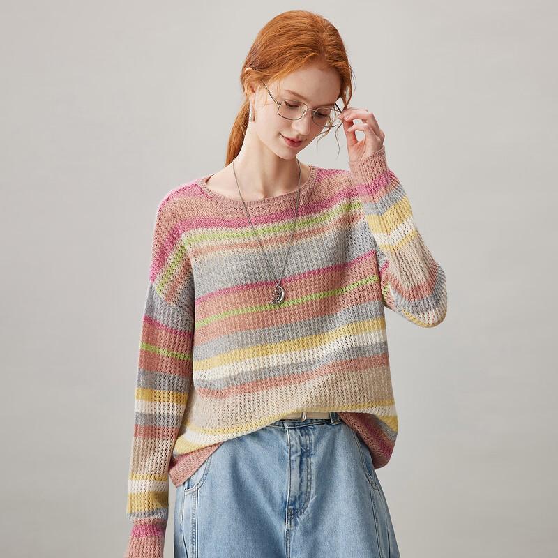 Komom Boca 2026 A/W 100% Cashmere Loose Knit Sweater