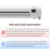 A4 Laminating Machine 9 Inches Thermal Laminator Machine Desktop Hot and Cold Lamination 2 Roller System 230mm Entry