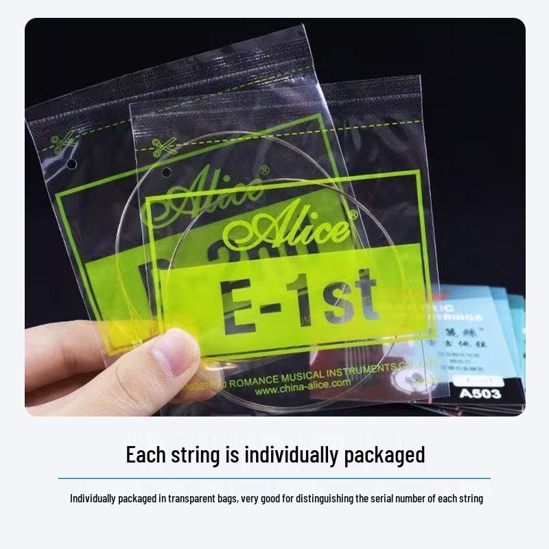 Alice A503/A506 Electric Guitar Strings, Single 1st-6th Strings