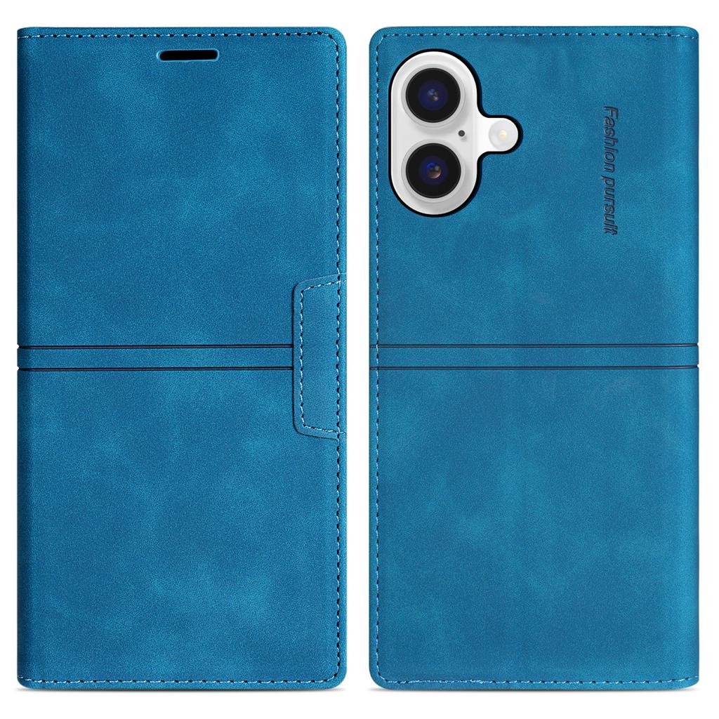 For iPhone 17 Wallet Case Magnetic Closing Leather Phone Cover