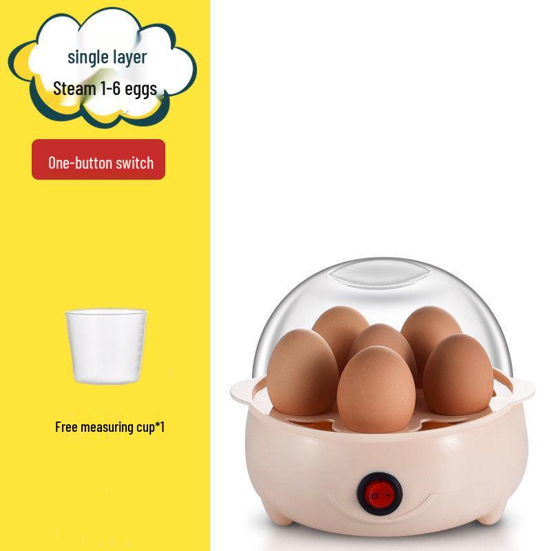 Multi-Function Egg Cooker: Steamed Egg, Anti-Dry Burning, Auto Power Off, Perfect for Breakfast