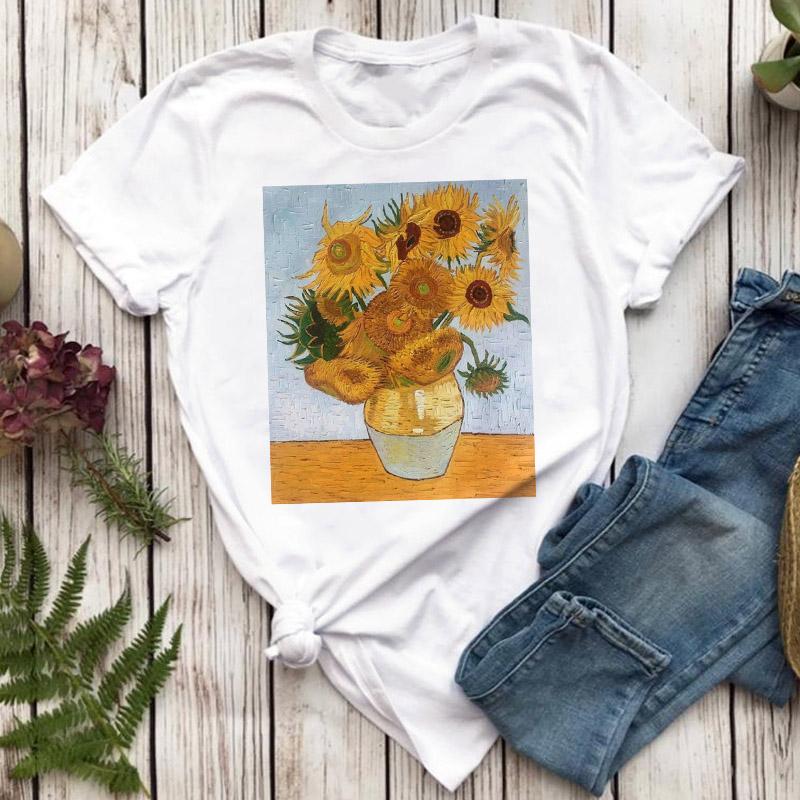 T-Shirt For Women Harajuku T-Shirts Cartoon Graphic Tshirt 90S Girl Fashion Top Female Casual Tees Short Sleeve T-Shirt Femme