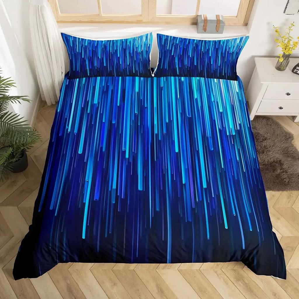 Comforter Constellation Psychedelic Galaxy Astrology Hippie Mystery Compass Blue For Bedroom Decoration Warm Soft