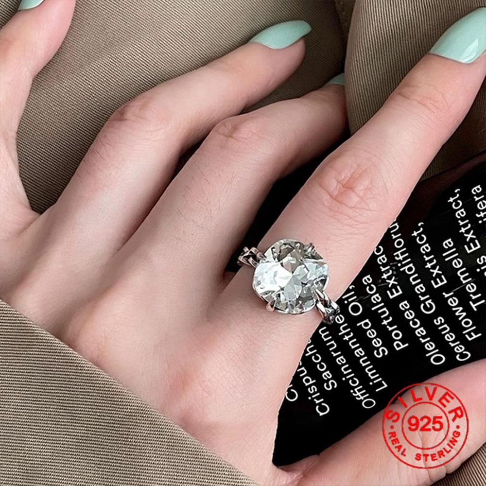 

BF CLUB Silver Color Ring For Women Jewelry Dots Finger Open Vintage Handmade Ring Allergy For Party Birthday Gift