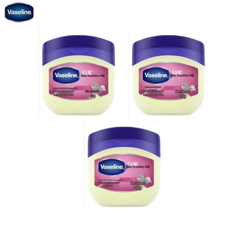 Vaseline Baby Repairing Jelly (3x100g), Fragrance-Free