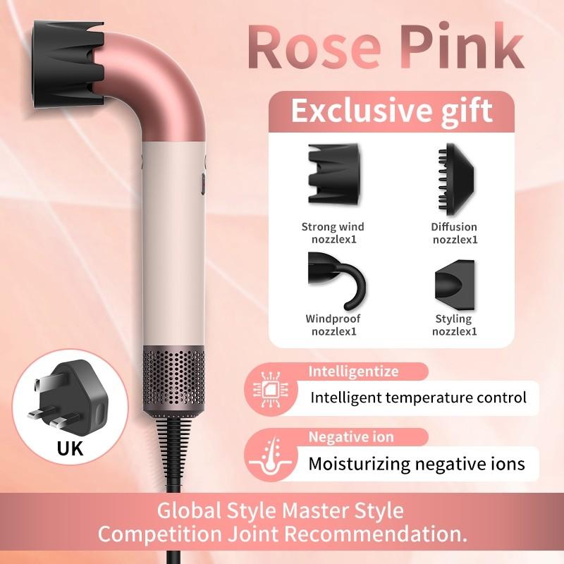 HD18 Portable High Speed Negative Ion Hair Dryer Silent Fast Hair Drying Styling Tools Handheld Hair Drying Machine