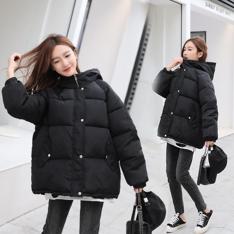 Cotton jacket women's short 2025 new Korean winter jacket cotton jacket loose bread jacket small padded jacket