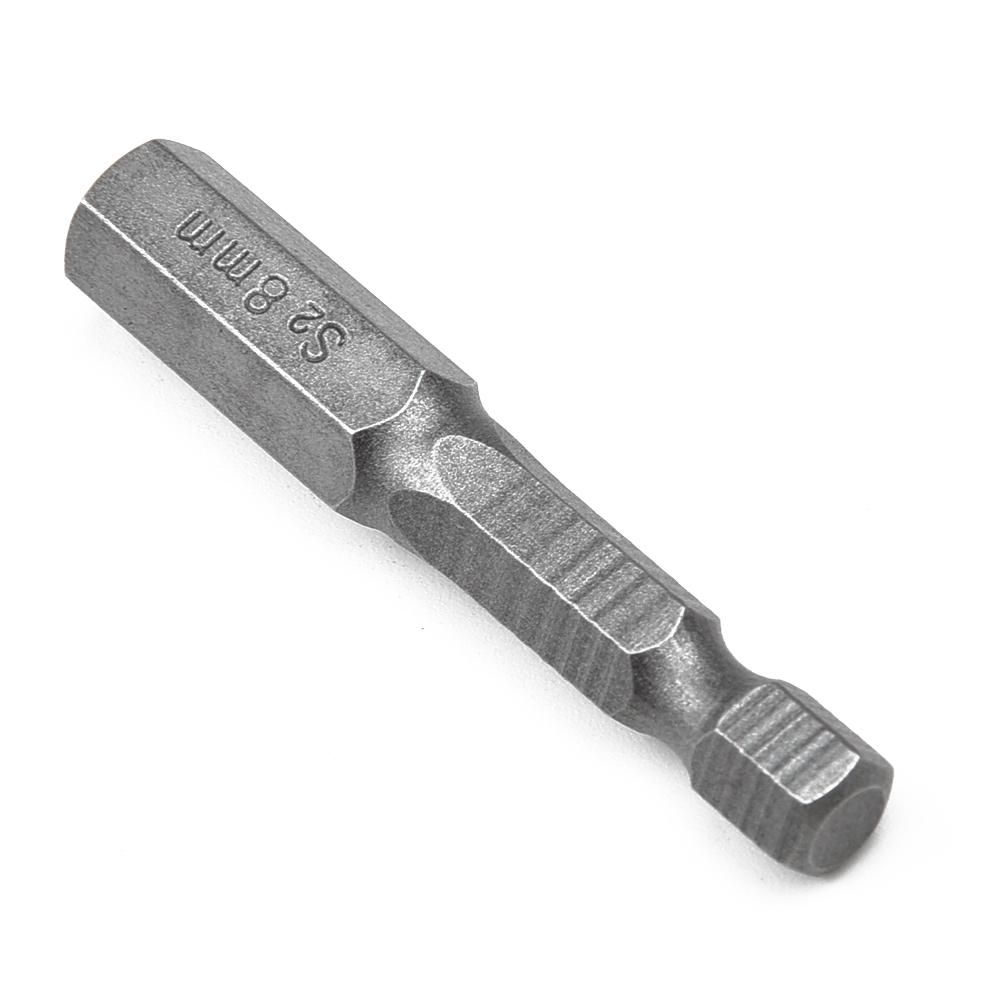 8pcs Hex Key Bits Set Quick Connect Power Drill 1 4 Magnetic Handle