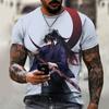 New Design Anime Manga Demon Slayer T Shirt Women Men 3D Printed Oversized Vintage T Shirts Girls Boys Kids Clothing Top Tees