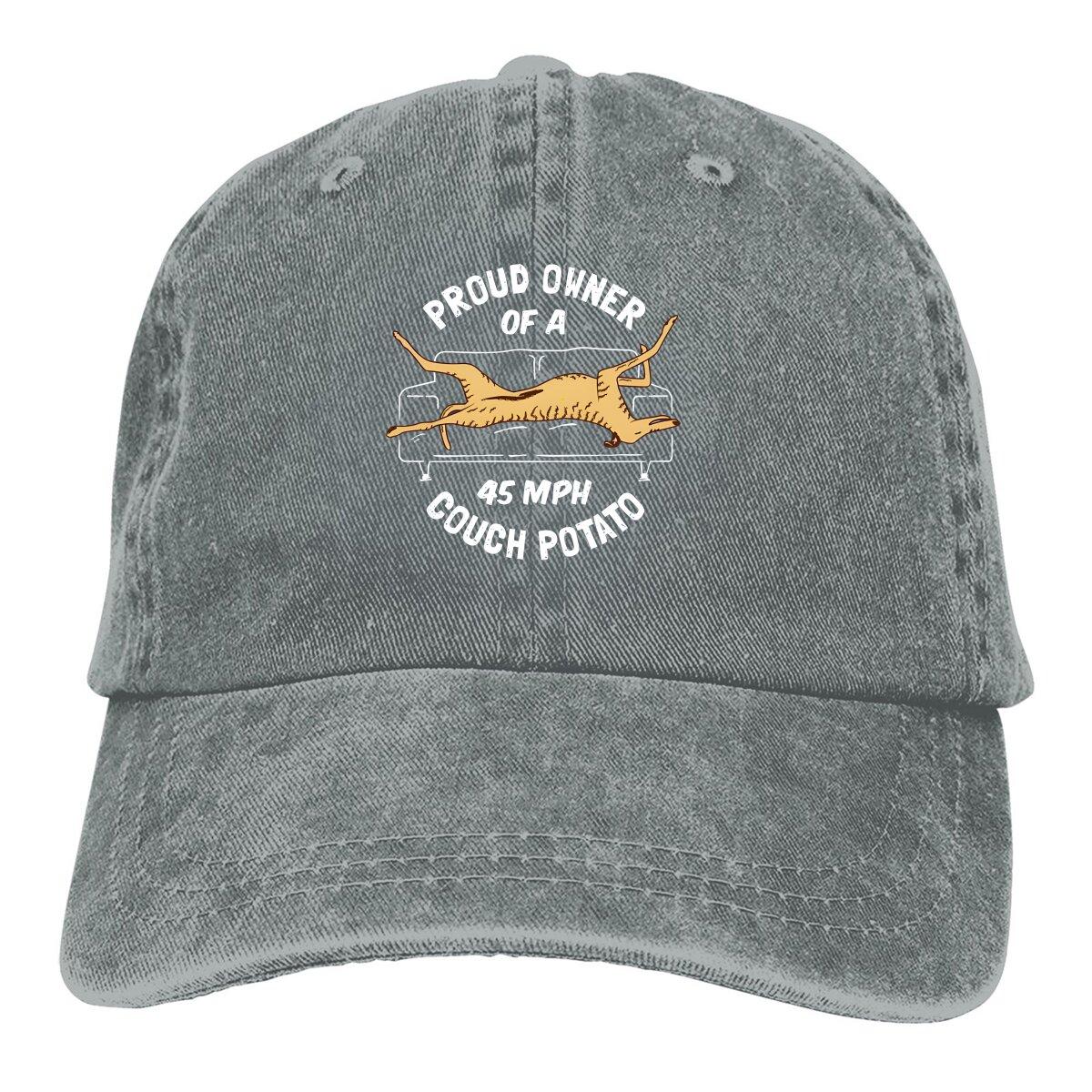 Proud Owner Of A MPH Couch Potato Baseball Cap Unisex Hats Women Visor Protection Snapback Greyhound Caps One Size