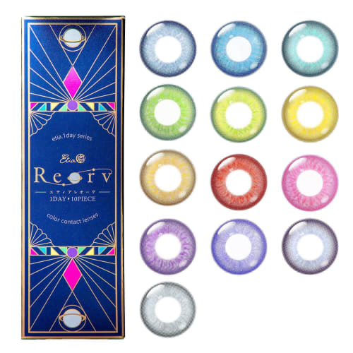 Etia Leove 1-Day, 13 Colors Available (10 Lenses) - Crystal -2.00
