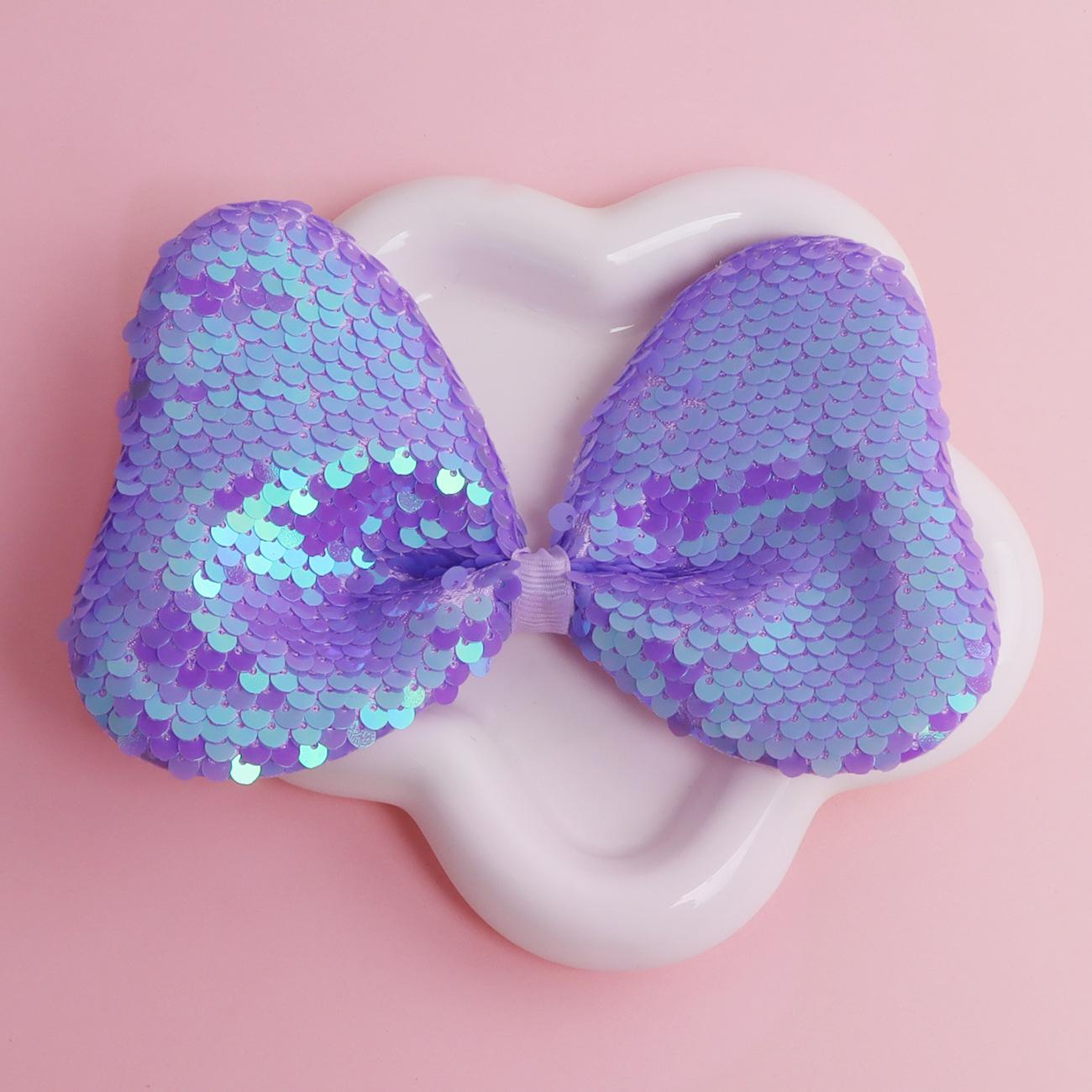 Large Sequin Bow for DIY Children s Headwear, Clothing, Bags, and Decorations