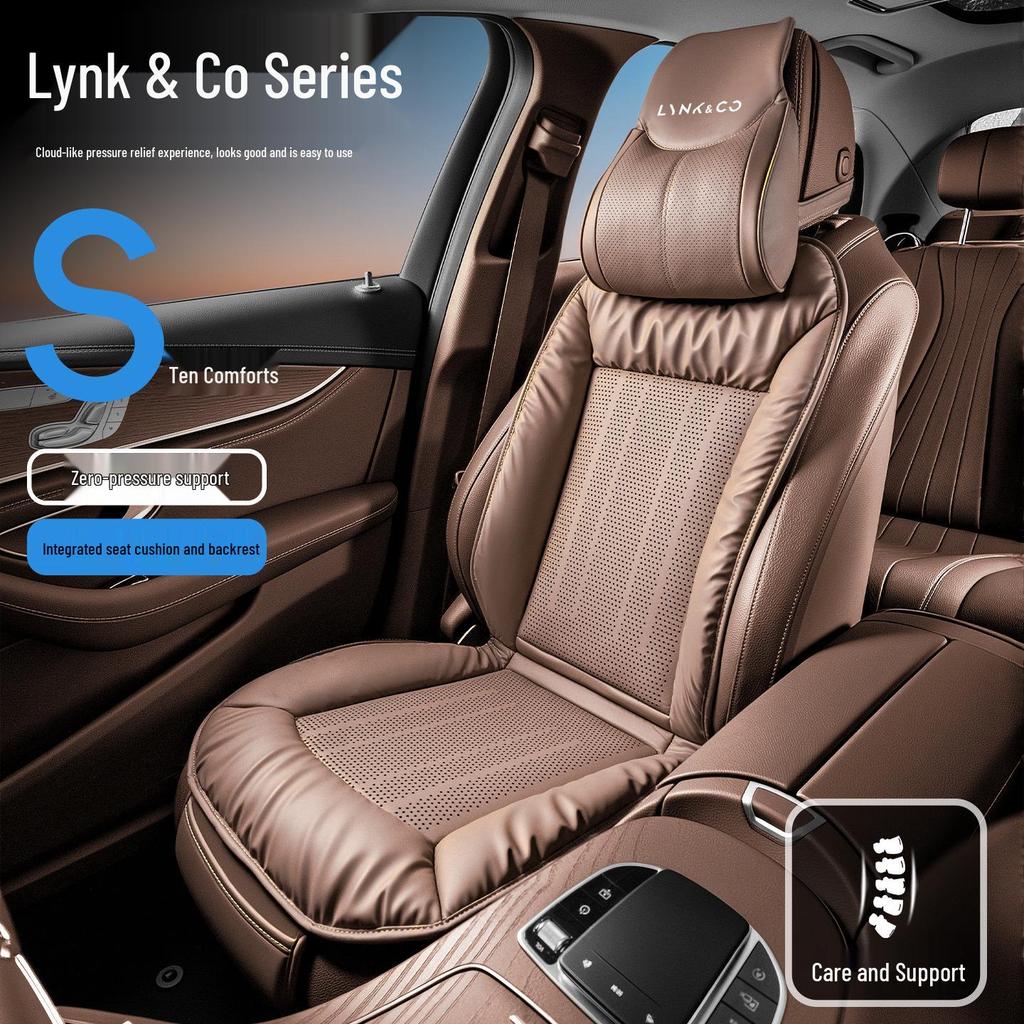 Lynk & Co Integrated Seat Cushion Backrest Z20/01/03/06/07/10 - All-Season Breathable