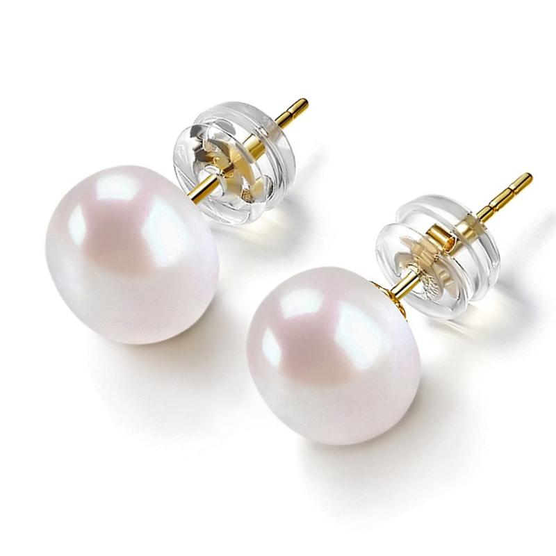 CAOSHI Elegant Versatile Stud Earrings Female Simulated Pearl Accessories for Daily Life Graceful Jewelry for Wedding Ceremony