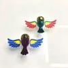 1/2 Pcs Car Flying Bird Ornament With Automatic Moving Wings Bright Colorful Design For Exterior Car Decoration Road Trips